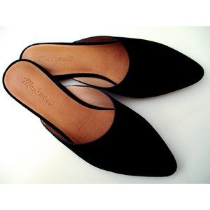 Madewell Black Suede Remi Mule Size 7.5